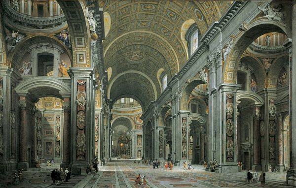 Interior of St. Peter’s, Rome