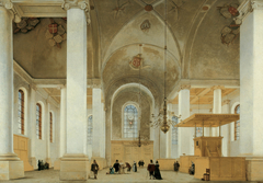 Interior of the Nieuwe Kerk, Haarlem