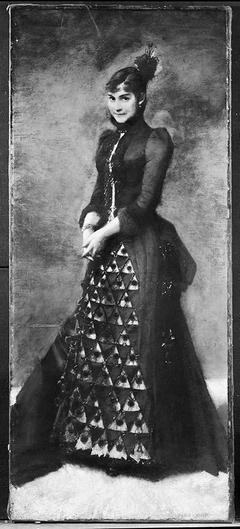 Irene von Keller, die Frau des Künstlers by Albert von Keller