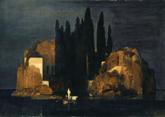Isle of the Dead (version 1) by Arnold Böcklin