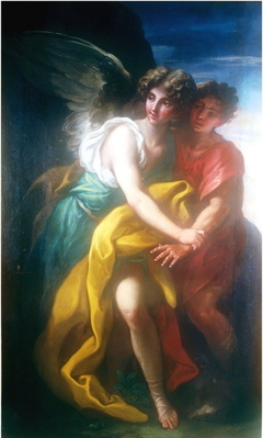 Jacob Wrestling with the Angel by Niccolò Bambini