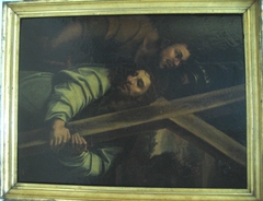 Jesus with the Cross Around his Neck by Anonymous Artist