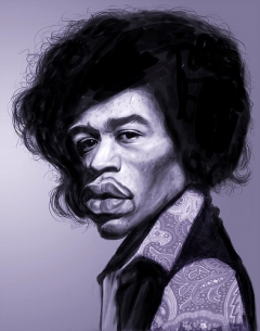 Jimi Hendrix by Mark Hammermeister