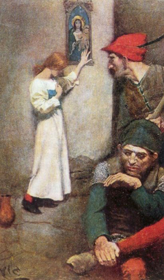 Joan of Arc in Prison by Howard Pyle