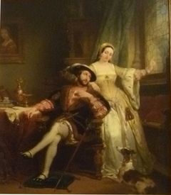 King Francis I of France and his sister Margaret of Navarre by Nicaise De Keyser