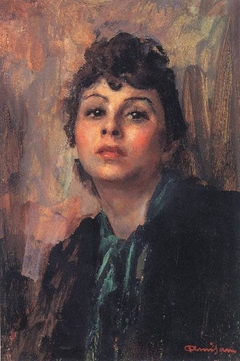 La modella by Giuseppe Amisani