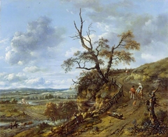 Landscape with a Bare Tree by Jan Wijnants