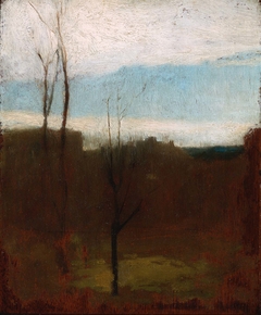 Landscape with Bare Trees and Coastline