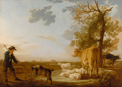 Landscape with cattle by Aelbert Cuyp