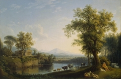 Landscape with Cattle by Jacob Philipp Hackert