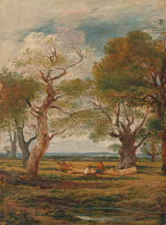 Landscape with Figure by John Linnell