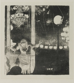 Mlle. Bécat at the Café des Ambassadeurs (Mlle. Bécat au Café des Ambassadeurs) by Edgar Degas