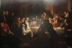 Le Dernier banquet des Girondins by Henri Félix Emmanuel Philippoteaux