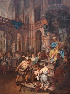 Le jugement de Salomon by Johann Conrad Seekatz