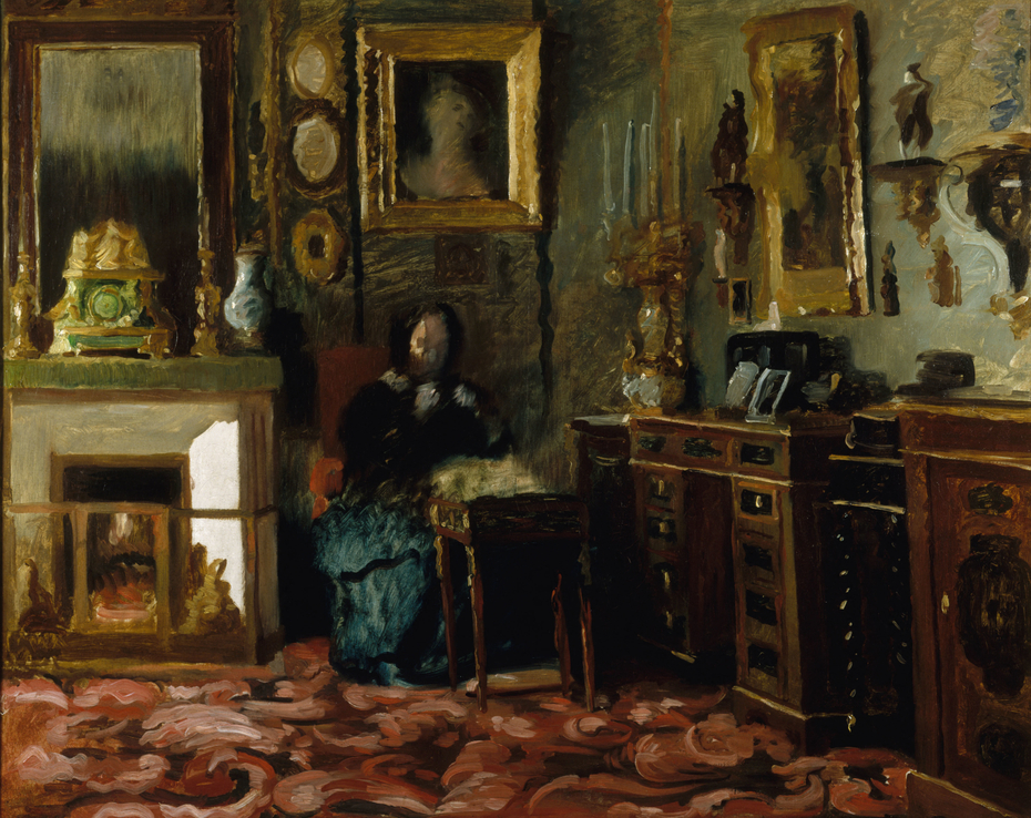 Le salon de Madame de Balzac, rue Fortunée by Jean Gigoux | USEUM