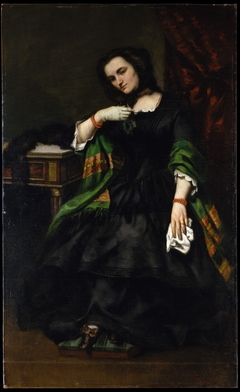 Madame Auguste Cuoq (Mathilde Desportes, 1827–1910) by Gustave Courbet