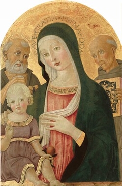 Madonna and Child with Saint Jerome and Saint Bernardino of Siena