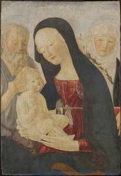 Madonna col Bambino tra san Girolamo e santa Caterina by Neroccio di Bartolomeo de' Landi