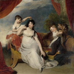 Maria Mathilda Bingham with Two of her Children by Thomas Lawrence