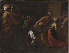 Martyrium der hl. Justina by an anonymous Italian painter