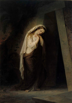 Mary Magdalene by the Grave of Christ by Robert Wilhelm Ekman