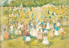 May Day Central Park by Maurice Prendergast