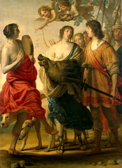 Meleager and Atalante by Gerard van Honthorst