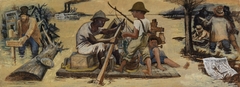 Memories of Marion County (mural study, Palmyra, Missouri Post Office) by James Penney