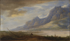 Mountainous Landscape with a River by Frans de Momper