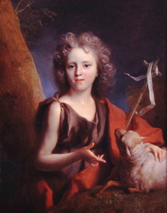 Nicolas Jean-Baptiste Hallé en saint Jean-Baptiste by Nicolas de Largillière
