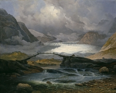 Nigardsbreen i Justedalen by Knud Baade