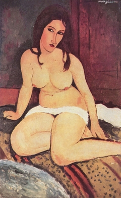 Nudo seduto by Amedeo Modigliani