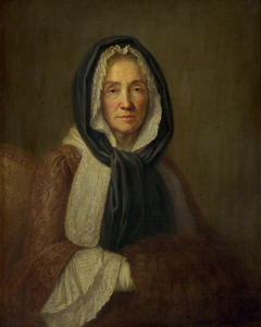 Old Woman with a Muff by Anonymous
