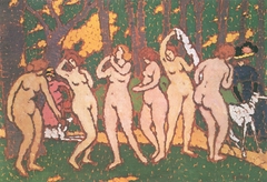 Park with Nudes by József Rippl-Rónai