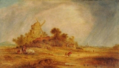 Pastoral Scene by Théodore Rousseau