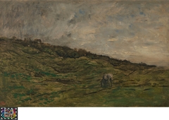 Pastures at Graves near Villerville (Normandy) by Charles-François Daubigny