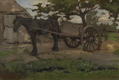 Peasant cart by Herman Johannes van der Weele