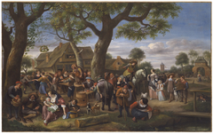 Peasants Merrymaking Outside an Inn