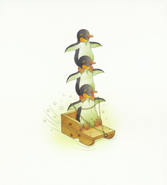 Penguins on Sleds