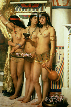 Pharaohs Handmaidens by John Collier