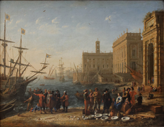 Port with Capitol by Claude Lorrain