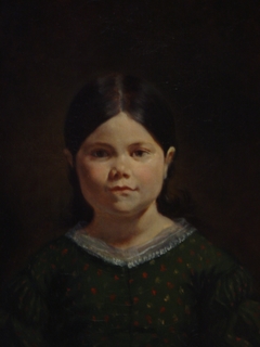 Portrait de Lucille Virginie Le Guillou by Eugène Delacroix