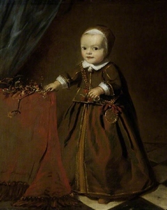 Portrait of a child, presumed Mattys Decker (b.1679) by Arent de Gelder