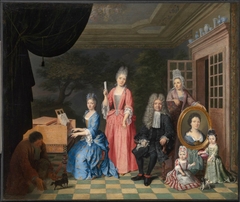 Portrait of a Family in an Interior by Nicolaes van Haeften