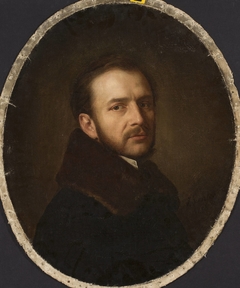 Portrait of a man by Józef Simmler