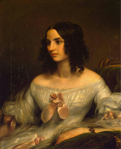 Portrait of Aglaya A. Senden by Eduard Magnus