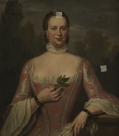 Portrait of an unknown woman by Jan Maurits Quinkhard
