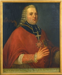 Portrait of Antoni Ostrowski, archbishop of Gniezno by Łukasz Smuglewicz