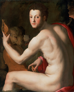 Portrait of Cosimo I de' Medici as Orpheus by Agnolo Bronzino
