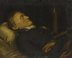 Portrait of Count Alexander Stroganov on His Death-Bed by Anonymous
